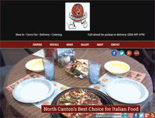 Tablet Screenshot of contessaspizzeria.com